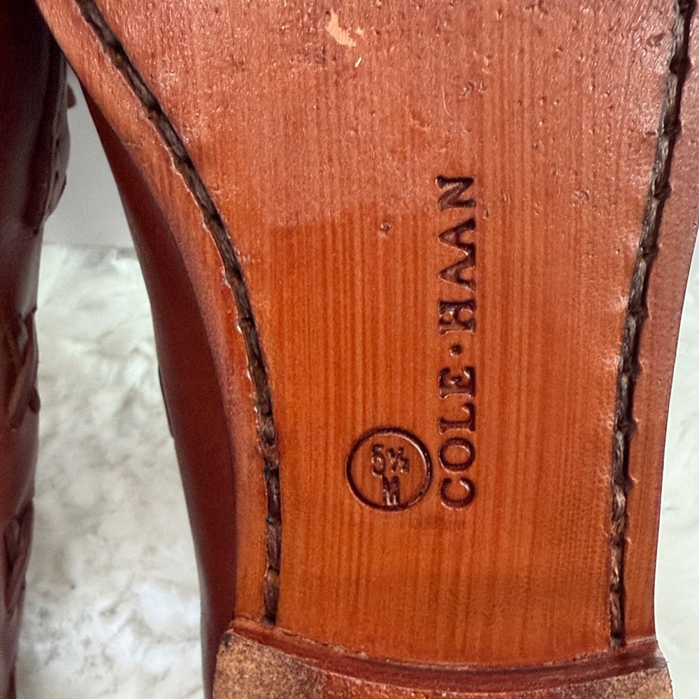 Cole HaanBrown Loafers,Size 5.5M,Made in Brazil - Picture 12 of 17